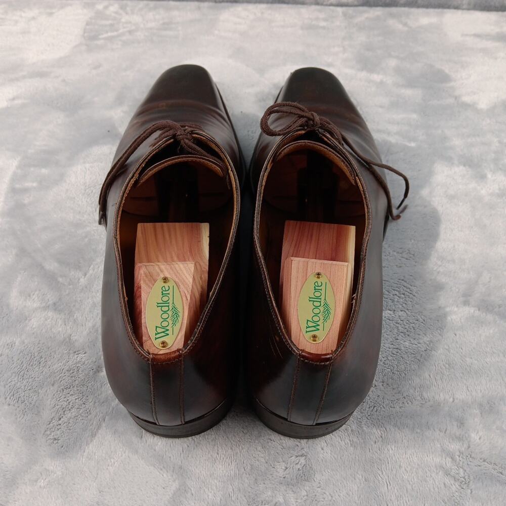 Magnanni Crucero Wholecut Oxford Shoes Men's Size 9.5 M Cognac Leather 18576 - Picture 4 of 16